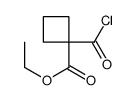 ethyl 1-carbonochloridoylcyclobutane-1-carboxylate Structure
