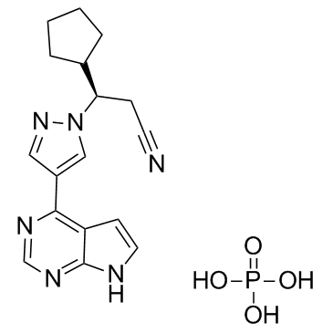 Ruxolitinib phosphate Structure