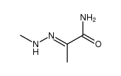 2-(2-methylhydrazono)propanamide Structure