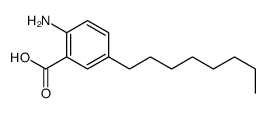 2-amino-5-octylbenzoic acid Structure
