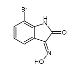 7-bromo-3-(hydroxyimino)indolin-2-one结构式