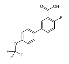 2-Fluoro-5-(4-trifluoromethoxyphenyl)benzoic acid picture