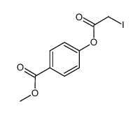 methyl 4-(2-iodoacetoxy)benzoate结构式