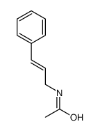 N-(3-phenylprop-2-enyl)acetamide Structure
