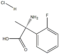 (2R)-2-AMINO-2-(2-FLUOROPHENYL)PROPANOIC ACID-HCL Structure