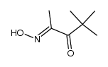 4,4-dimethyl-pentane-2,3-dione-2-oxime Structure