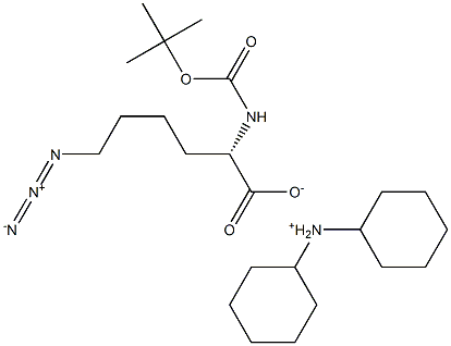 N-Boc-6-叠氮-L-正亮氨酸结构式
