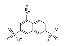 3,6-disulfo-naphthalene-1-diazonium-betaine结构式