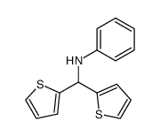 N-(di(2-thienyl)methyl)aniline Structure