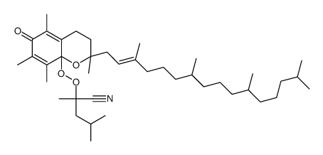 8-((2,4-dimethyl-1-nitrilopent-2-yl)dioxy)tocopherone结构式