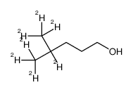 异己醇-d7结构式