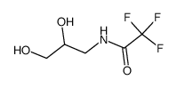 N-(2,3-dihydroxypropyl)-2,2,2-trifluoroacetamide Structure