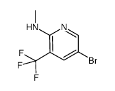 5-(bromo-3-trifluoromethyl-pyridin-2-yl)-methyl-amine Structure