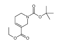 1-tert-Butyl 3-ethyl 5,6-dihydropyridine-1,3(2H)-dicarboxylate Structure