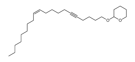 (Z)-2-(icos-11-en-5-yn-1-yloxy)tetrahydro-2H-pyran结构式