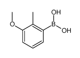 3-METHOXY-2-METHYLPHENYLBORONIC ACID Structure