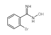 2-BROMO-N-HYDROXY-BENZAMIDINE Structure