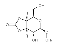 METHYL-3,4-O-CARBONYL-BETA-D-GALACTOPYRANOSIDE结构式