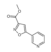 Methyl 5-(3-Pyridyl)isoxazole-3-carboxylate Structure
