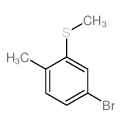 5-溴-2-甲基硫代苯甲醚结构式