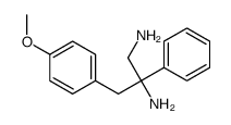 3-(4-methoxyphenyl)-2-phenylpropane-1,2-diamine结构式