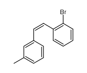 (Z)-1-bromo-2-(3-methylstyryl)benzene Structure