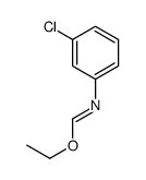 ethyl N-(3-chlorophenyl)methanimidate结构式