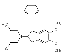 5,6-二甲氧基-2-(二-N-丙氨基)茚满马来酸盐结构式