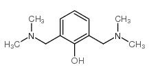 2,6-二[(二甲氨基)甲基]苯酚结构式