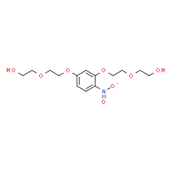 2,2'-((((4-nitro-1,3-phenylene)bis(oxy))bis(ethane-2,1-diyl))bis(oxy))bis(ethan-1-ol)结构式