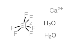 nonacalcium,fluoro(trioxido)silane,dihydrate Structure