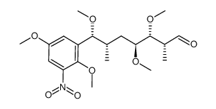 (2R,3R,4S,6S,7R)-7-(2,5-dimethoxy-3-nitrophenyl)-3,4,7-trimethoxy-2,6-dimethylheptanal Structure