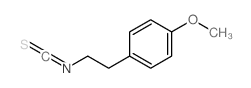 1-(2-异硫代氰酰基乙基)-4-甲氧基苯结构式