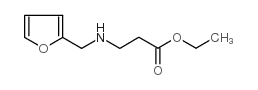 3-[(2-呋喃基甲基)氨基]丙酸乙酯结构式