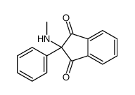 2-(methylamino)-2-phenylindene-1,3-dione Structure