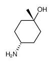 Cyclohexanol,4-amino-1-methyl-,cis-(9CI) Structure