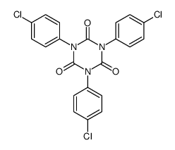 1,3,5-tris(4-chlorophenyl)-1,3,5-triazinane-2,4,6-trione结构式