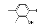 6-iodo-2,3-dimethyl-phenol结构式