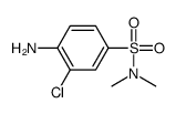 4-氨基-3-氯-N,N-二甲基苯磺酰胺结构式