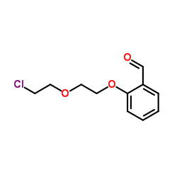 2-[2-(2-Chloroethoxy)ethoxy]benzaldehyde结构式