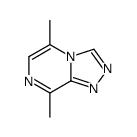 5,8-Dimethyl-1,2,4-triazolo[4,3-a]pyrazine结构式