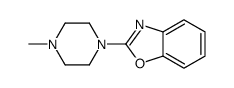 2-(4-methylpiperazin-1-yl)-1,3-benzoxazole结构式