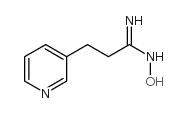 N-HYDROXY-3-PYRIDIN-3-YL-PROPIONAMIDINE Structure