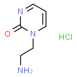 1-(2-Aminoethyl)pyrimidin-2(1H)-one hydrochloride Structure