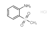 2-甲基磺酰苯胺盐酸盐结构式
