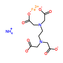 乙二胺四乙酸铁铵结构式