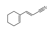 2-Propenenitrile,3-(1-cyclohexen-1-yl)-, (2E)-结构式