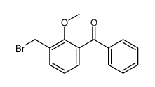 3-(bromomethyl)-2-methoxybenzophenone Structure