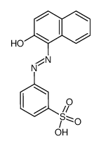 (1-benzenesulfonic acid)-<3 azo 1>-2-naphthol Structure