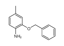 2-(苄氧基)-4-甲基苯胺结构式
